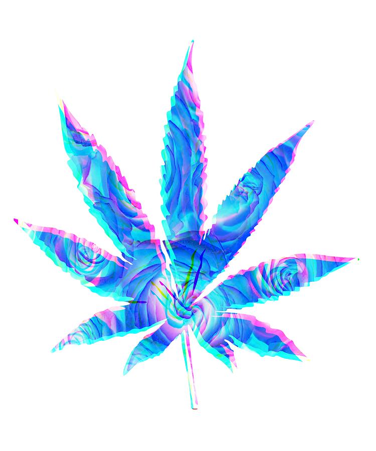 Cannabis Rainbow Design 82 Digital Art by Lin Watchorn - Fine Art America