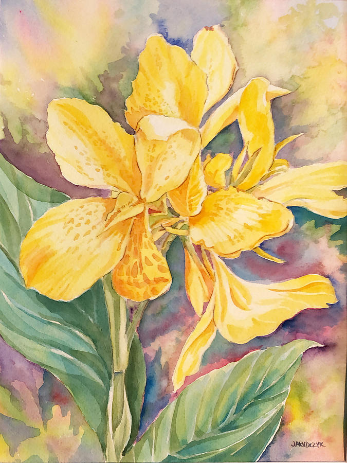 Cannas Painting by Thomas Jakubczyk - Fine Art America