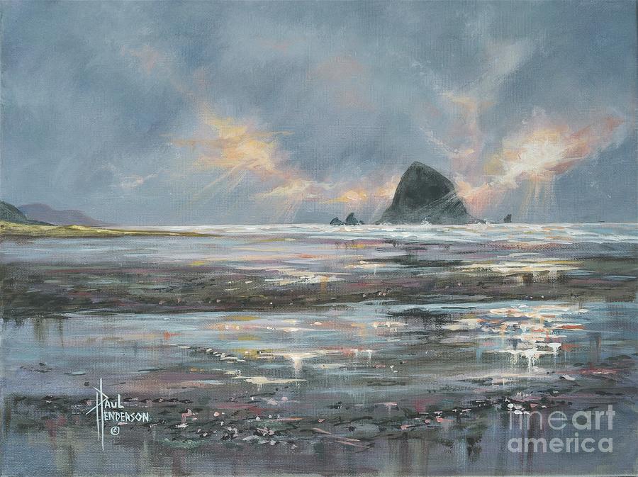 Cannon Beach Glow Painting