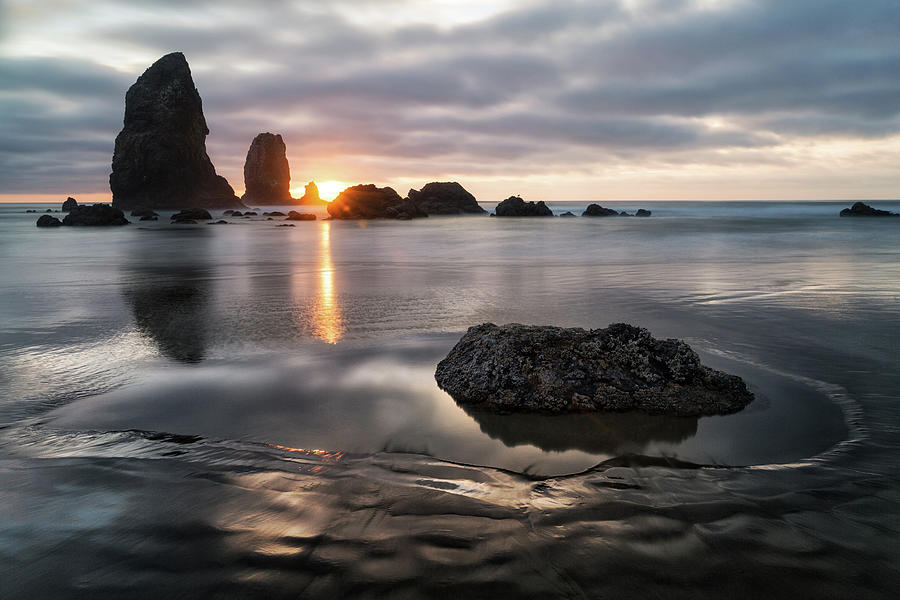 Cannon Beach  Sunset - 2 Photograph by Alex Mironyuk