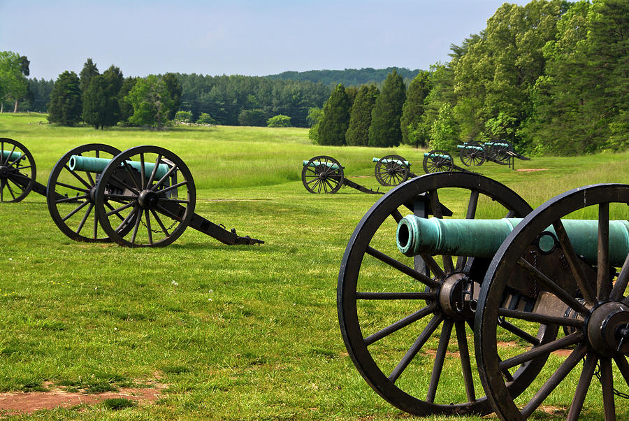 Cannons At Bull Run Historic Civil War Photograph by Mark Newman
