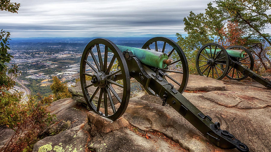 Cannons Atop Lookout Mountain Photograph by Susan Rissi Tregoning