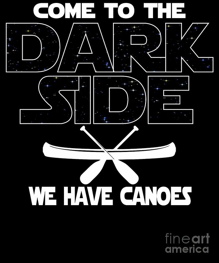 Sci-fi Digital Art - Canoes Dark Side Funny Gift by Dusan Vrdelja