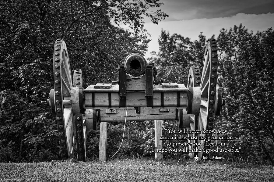 Cannon of Independence - 1776 Photograph by Mark Valentine