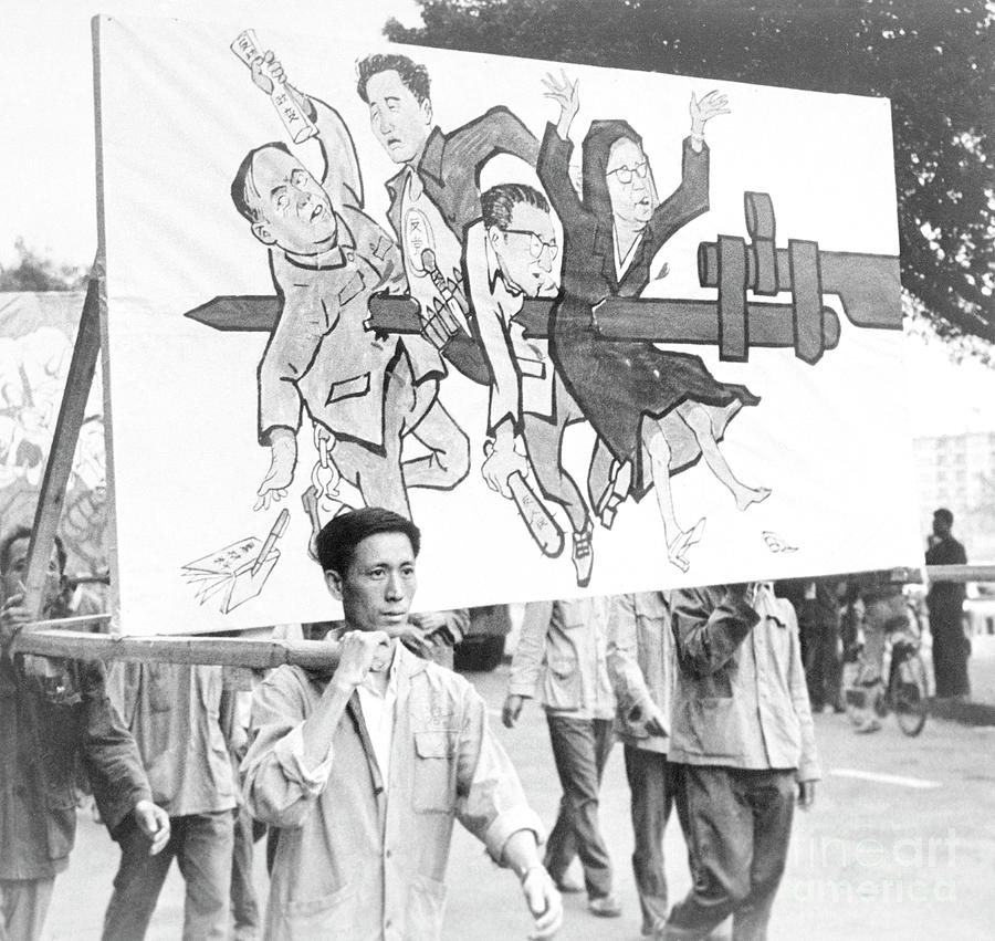 Canton Residents Protesting Against Mao Photograph by Bettmann