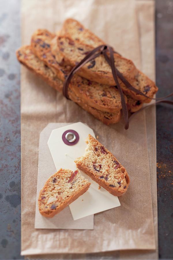 Cantucci Cioccolato E Mandorle almond And Chocolate Biscotti Photograph by Eising Studio - Food Photo & Video