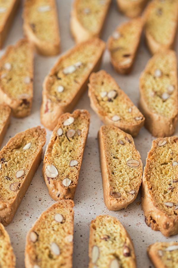 Cantuccini biscotti Di Prato Biscuits With Almonds Photograph by ...