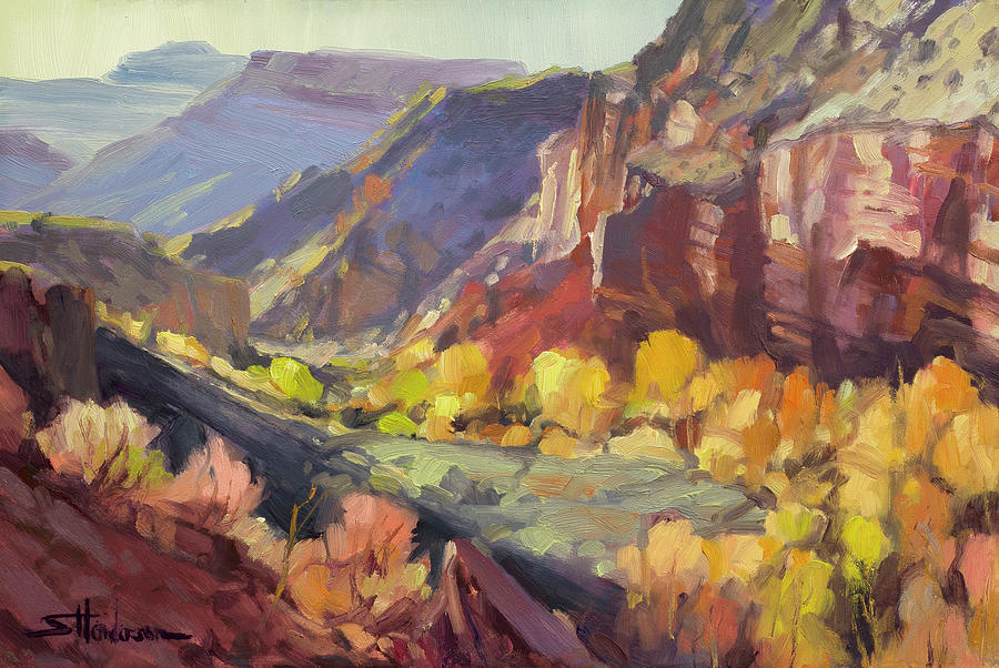 Canyon At Capitol Reef Painting