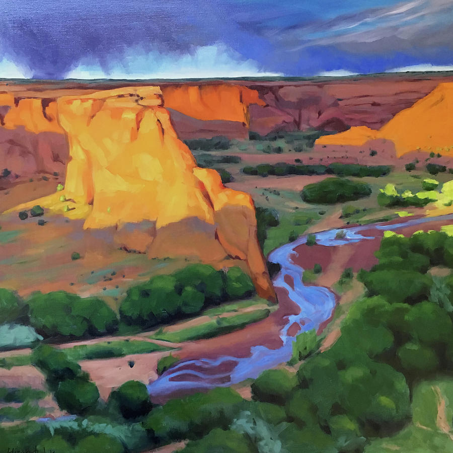 Canyon de Chelly Painting by Elizabeth Jose