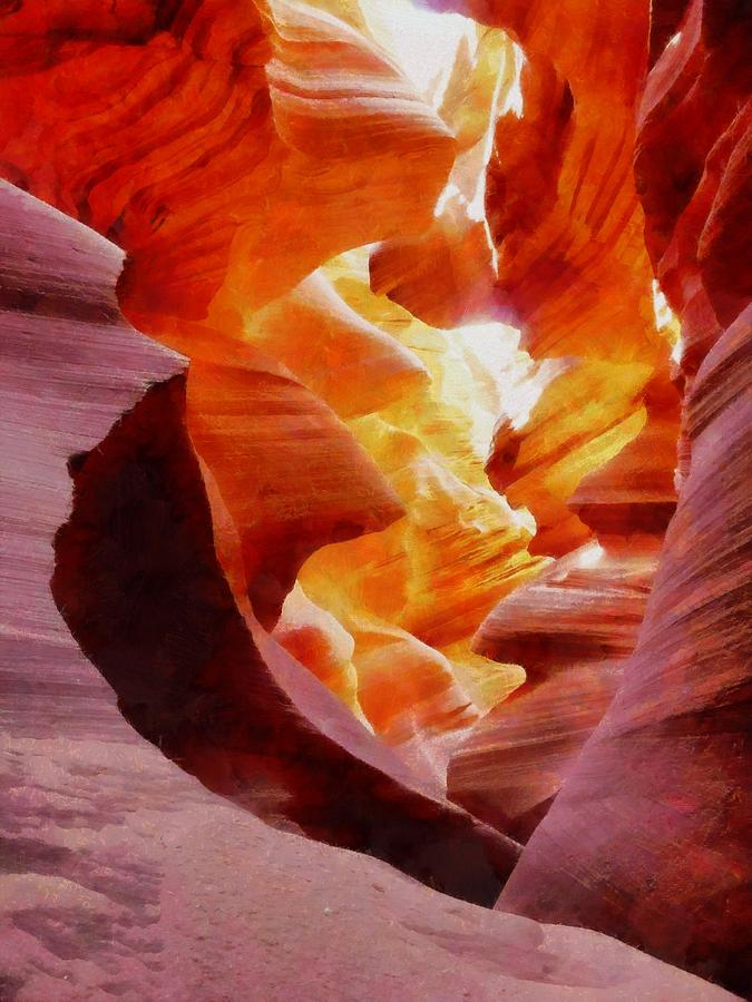 Canyon Painting by Harry Warrick