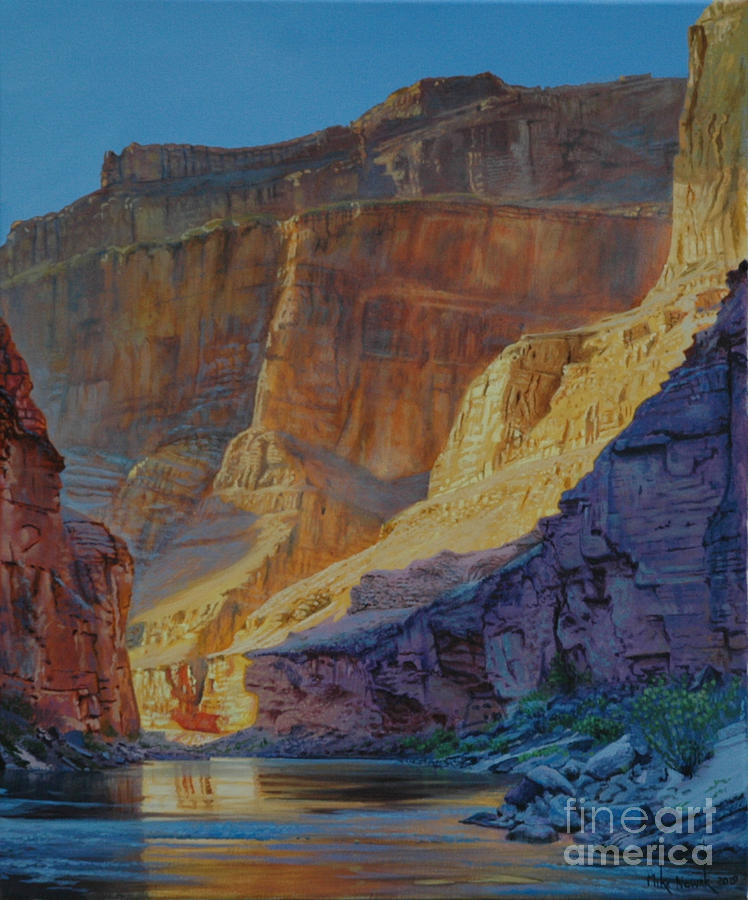 Canyon Light Painting by Michael Nowak - Fine Art America