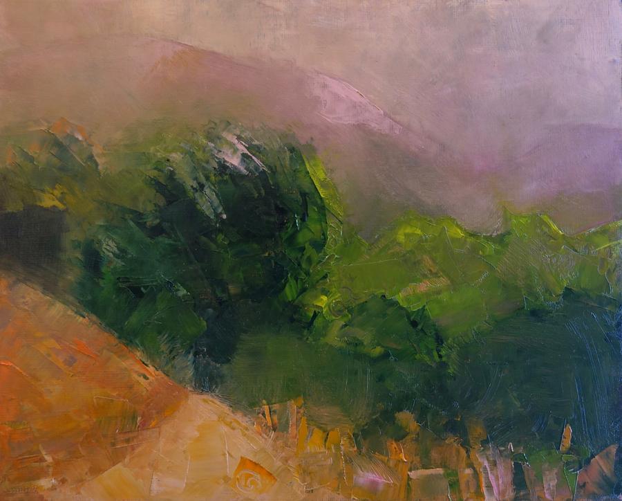 Canyon of Mists Painting by Suzy Norris