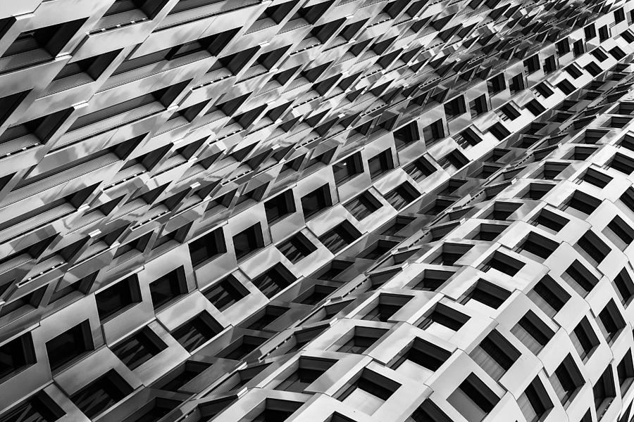 Architecture Photograph - Canyon Of Windows by Peter Pfeiffer