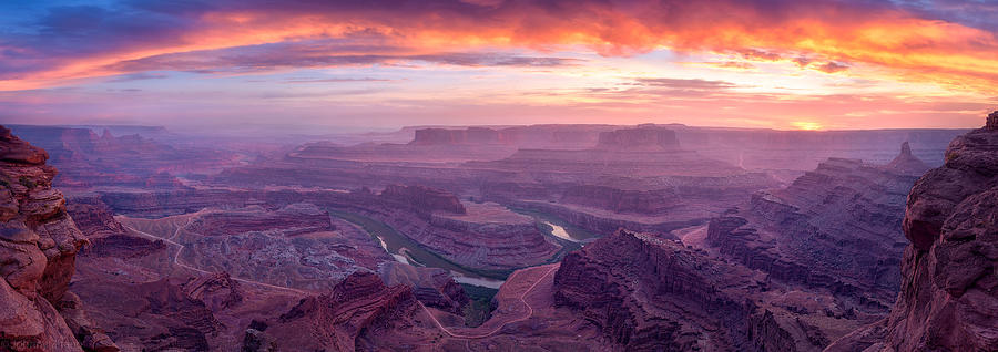Canyon On Fire Photograph by Johnny Zhang
