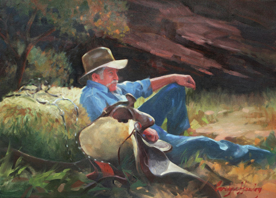 Canyon Rest Painting by Carolyne Hawley