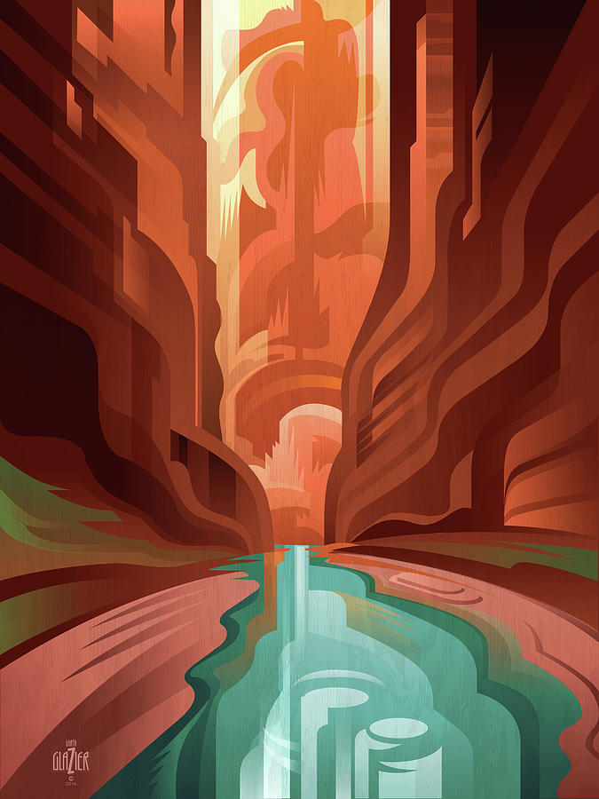 Glen Canyon Spirit  Digital Art by Garth Glazier