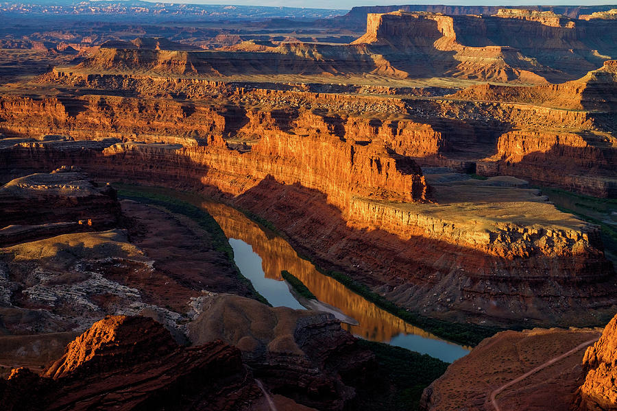 Canyon Wall Reflection Photograph by Johnny Boyd