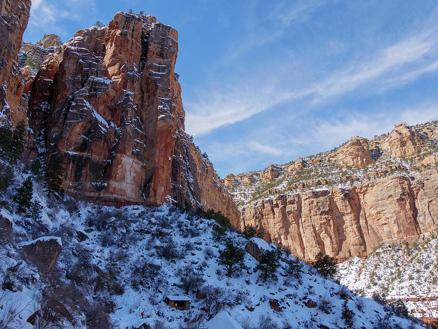 Canyon Walls on the Bright Angel Trail Photograph by Todd Bannor