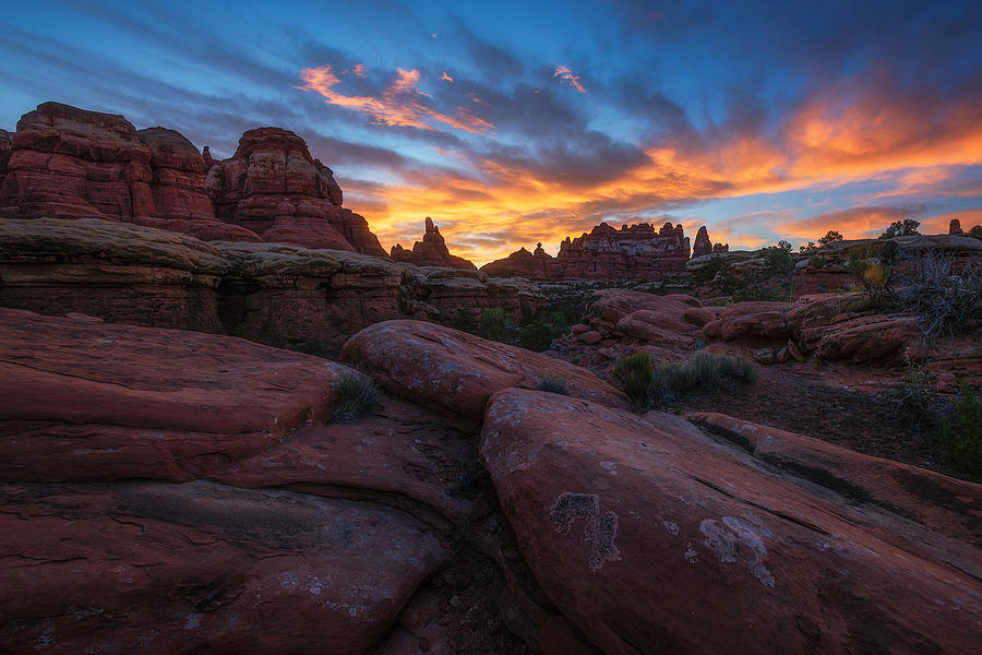 Canyonlands National Park Photograph - Canyonlands At Dawn by Mei Xu