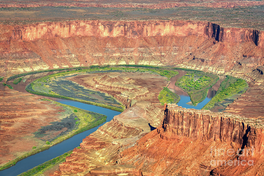 Canyonlands from air Photograph by Izet Kapetanovic