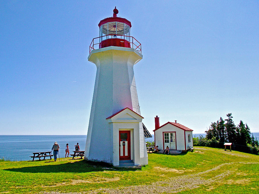 Cap Gaspe Lighthouse in Forillon National Park, Quebec, Canada   #1 Photograph by Ruth Hager