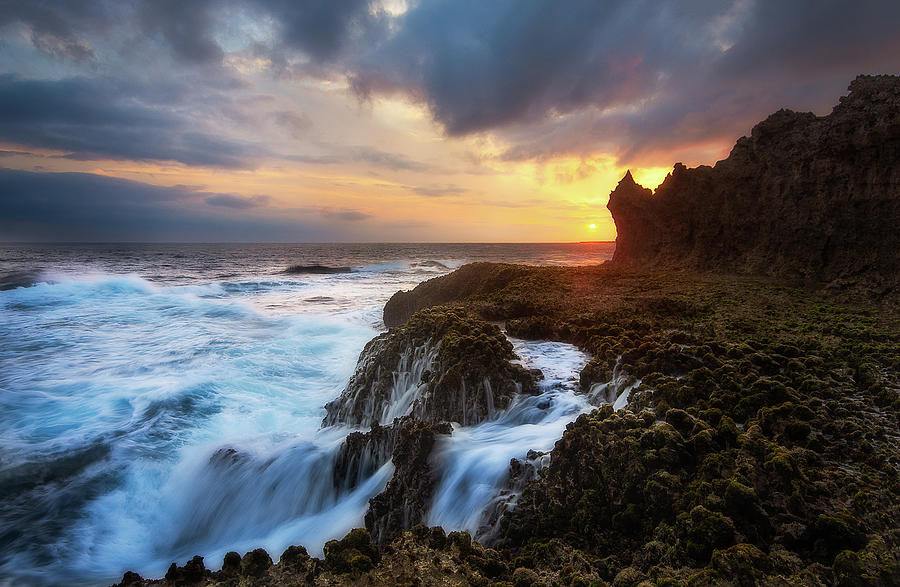 Cape Arasaki Sunset Photograph By Matthew Torres - Fine Art America