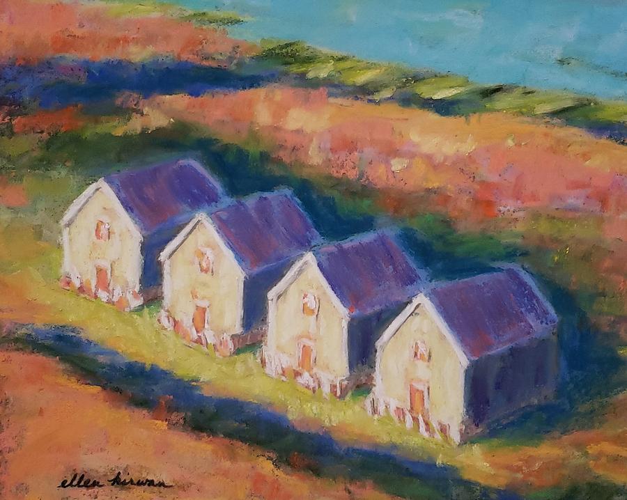 Landscape Pastel - Cape Cod Cottages by Ellen Kirwan Landscape Pastel - Cape Cod Cottages by Ellen Kirwan