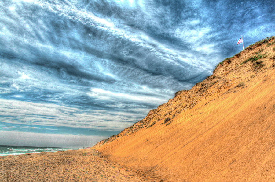 Beach Photograph - Cape Cod Dune And Colors by Robert Goldwitz