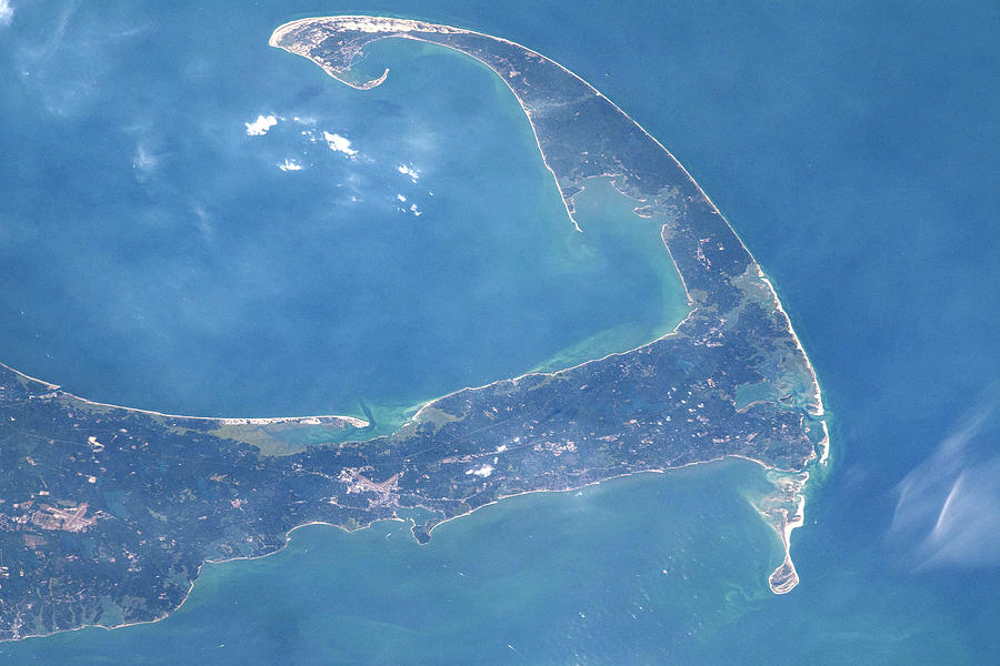 Cape Cod, Satellite View Photograph by Science Source