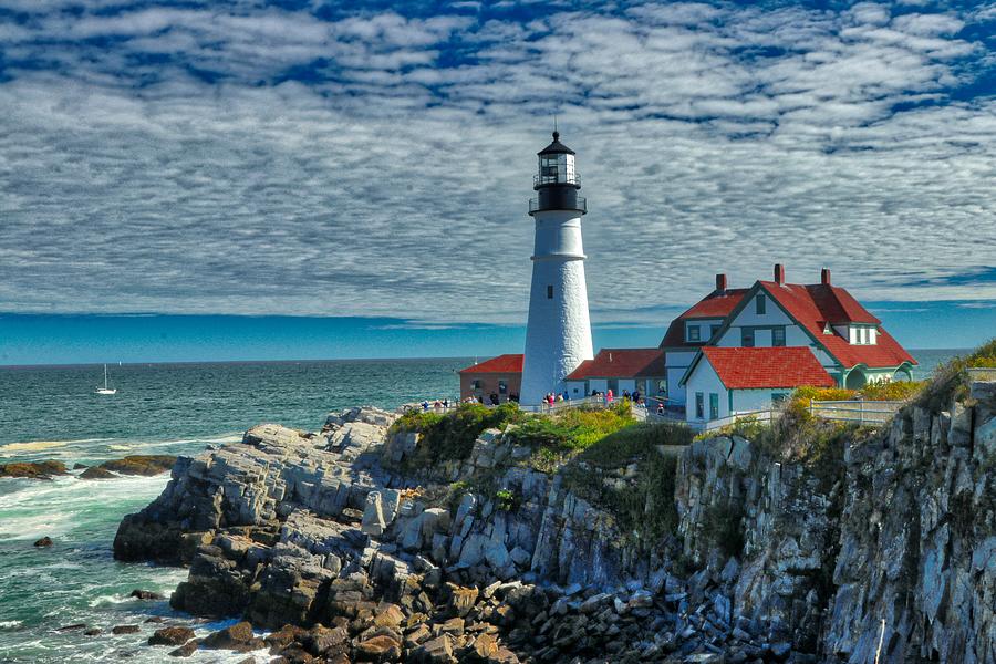 Cape Elizabeth Lighthouse Photograph by Dana Foreman