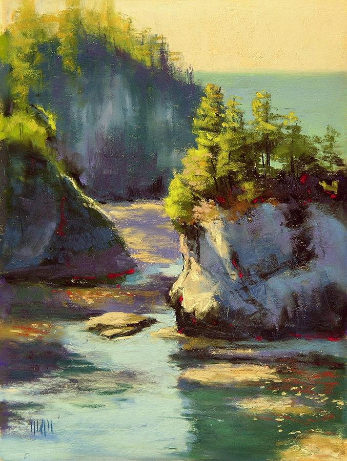 Cape Flattery Trail View Pastel by Mary McInnis - Fine Art America