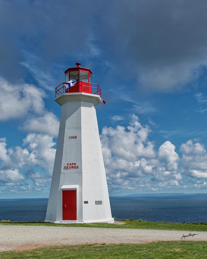 Cape George Lighthouse Photograph by Jurgen Lorenzen