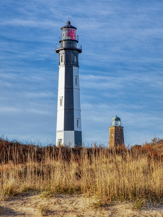 Cape Henry Lighthouses Photograph by Robert Hersh