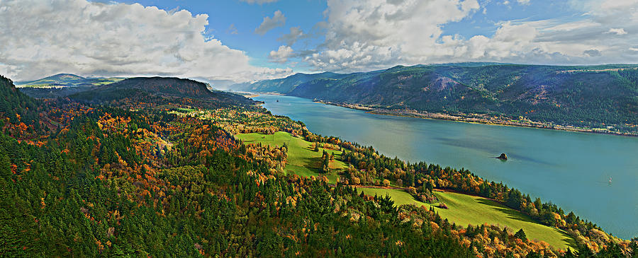 Cape Horn Fall Panorama Photograph by John Christopher