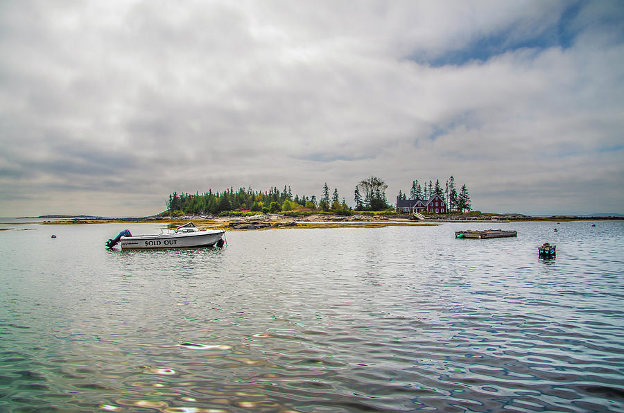 Boat Photograph - Cape Island - Southport Maine by Bill Cannon