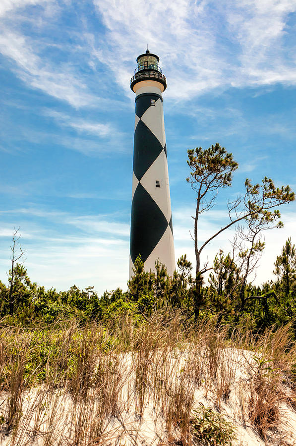 Architecture Photograph - Cape Lookout Light No 2 by Phyllis Taylor