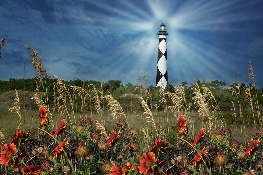 Cape Lookout Lighthouse #00009 Photograph by Susan Yerry