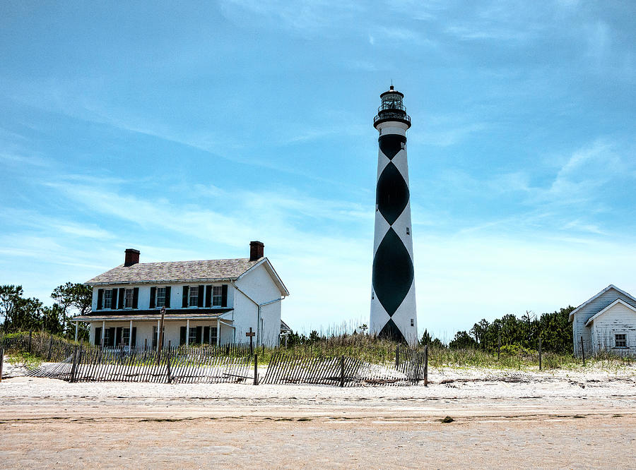 Architecture Photograph - Cape Lookout Lighthouse by Phyllis Taylor