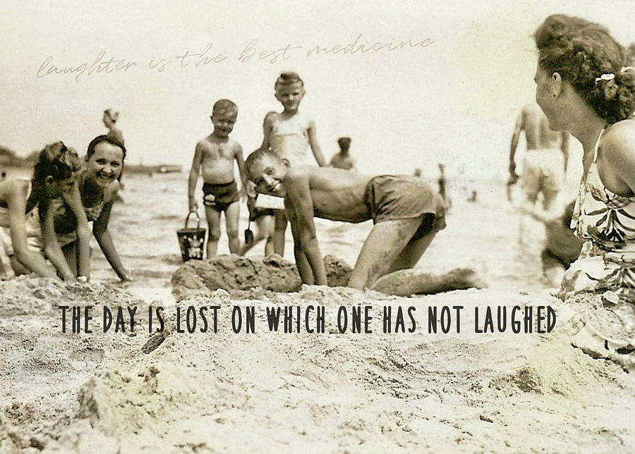 Beach Frolics Quote Photograph