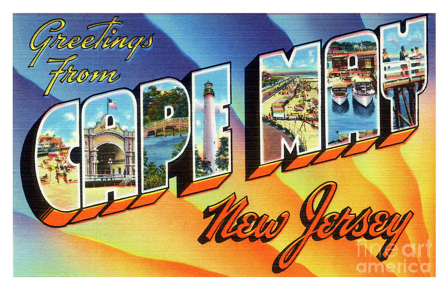 Cape May Greetings - version 1 Photograph by Mark Miller