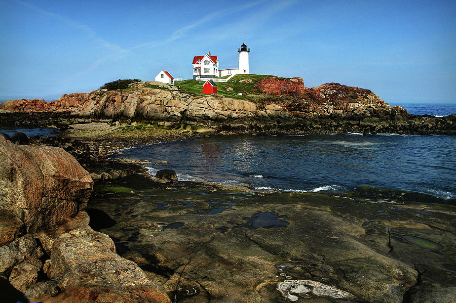 Lighthouse Photograph - Cape Neddick by Michael Ciskowski