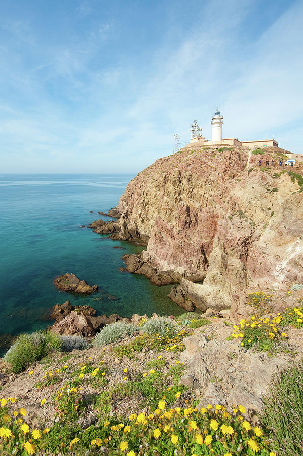 Cape Of Gata Lighthouse In Andalucía Photograph by Asier