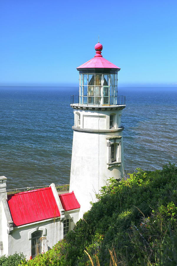 Cape Perpetua Lighthouse Photograph by Mitch Cat - Pixels