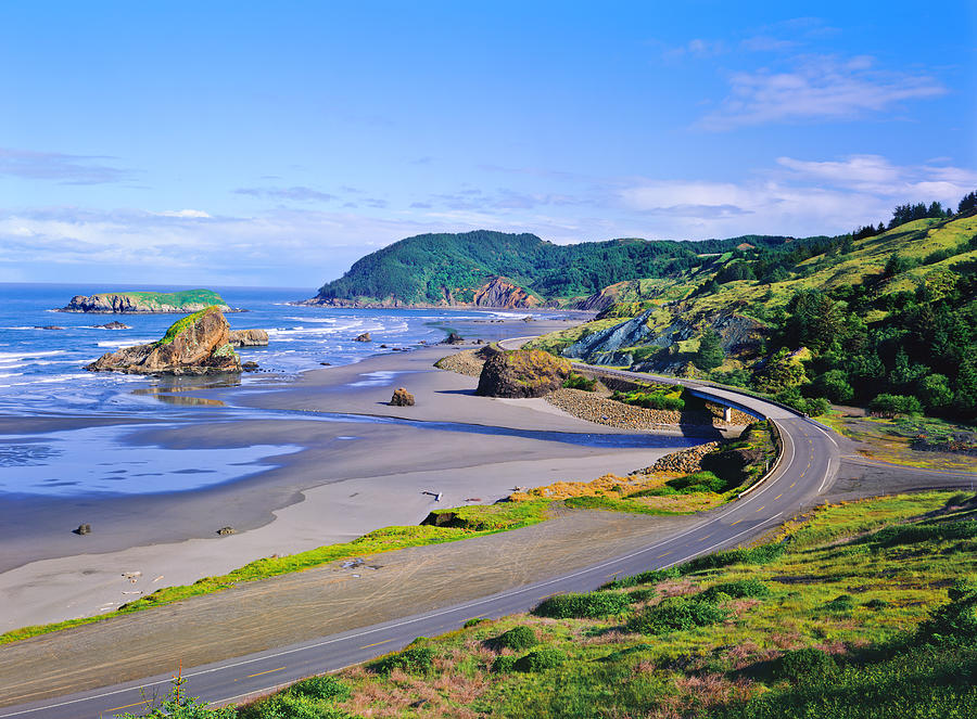 Cape Sebastian State Scenic Coast With Photograph by Ron thomas