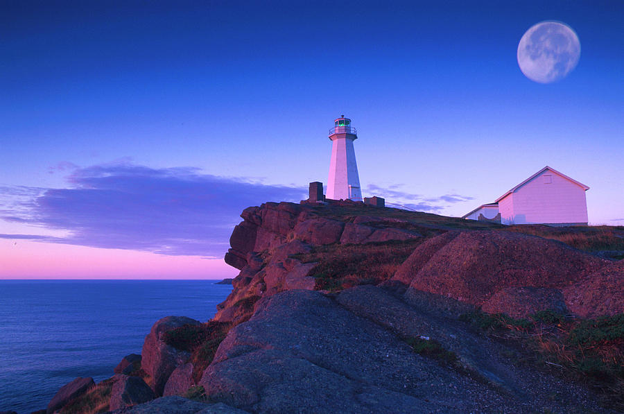 Cape Spear Lighthouse In Newfoundland Digital Art by Heeb Photos