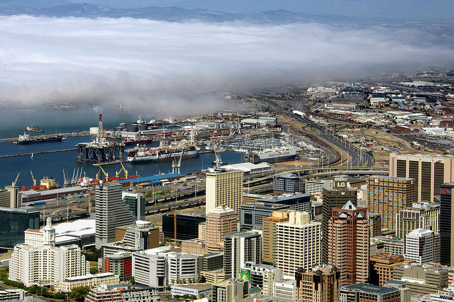 Cape Town Harbour Photograph by Urs Blickenstorfer