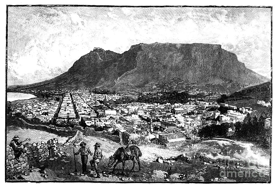 Cape Town, South Africa, C1888 Drawing by Print Collector