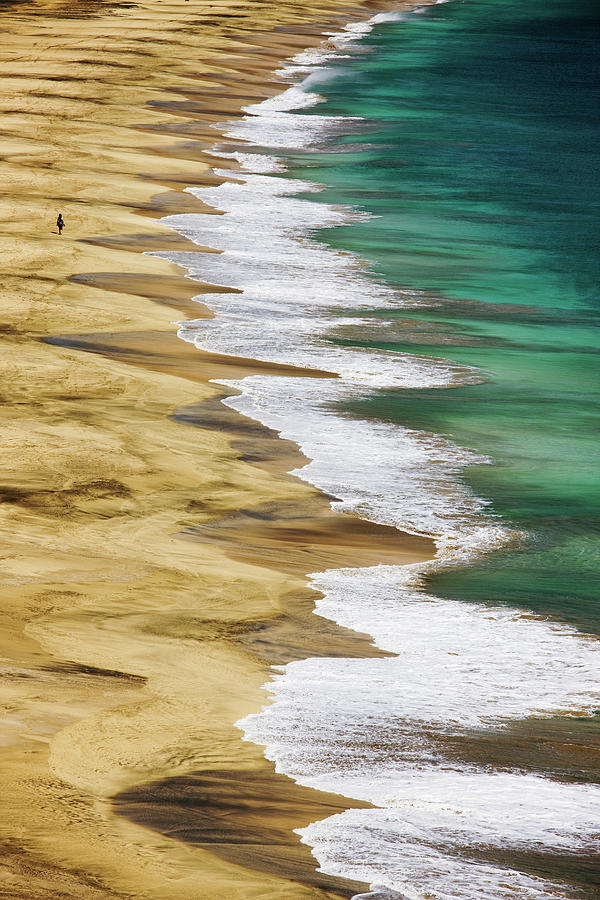 Cape Verde, Sao Vicente, Atlantic Ocean, Sao Pedros Beach Digital Art by Massimo Ripani