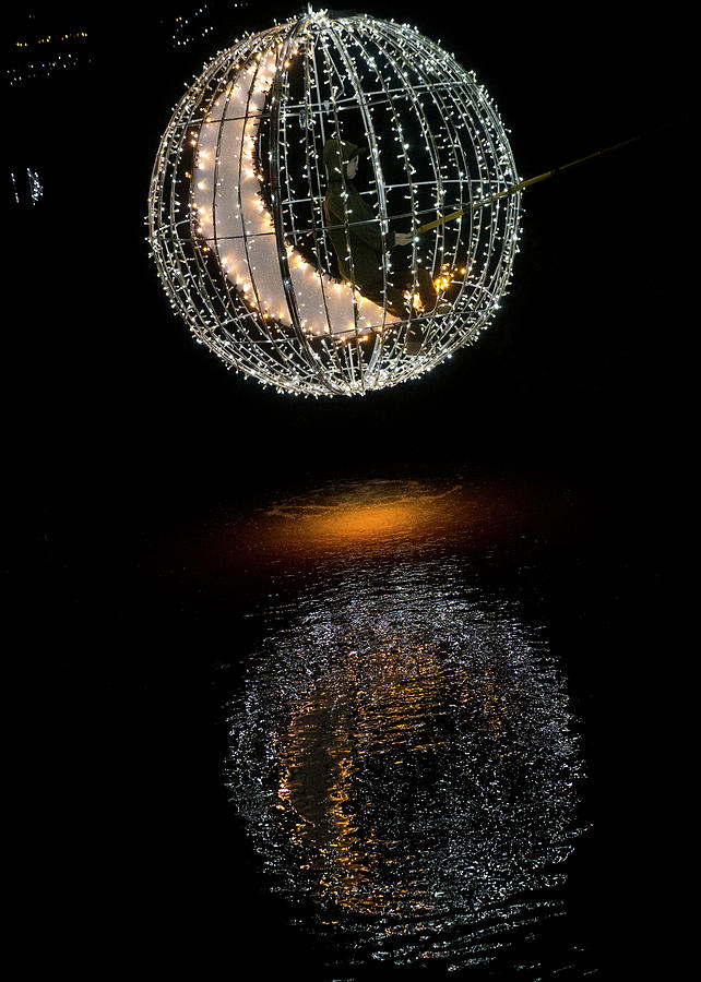 Capilano Suspension Bridge Christmas Lights 3 Photograph by Doug Matthews