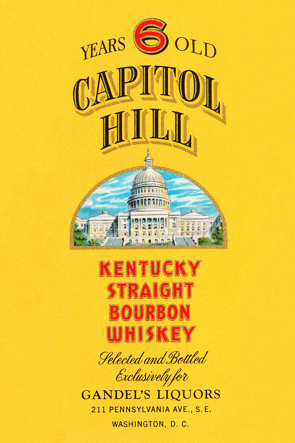 Capitol Hill Kentucky Straight Bourbon Whiskey Painting by Unknown Capitol Hill Kentucky Straight Bourbon Whiskey Painting by Unknown